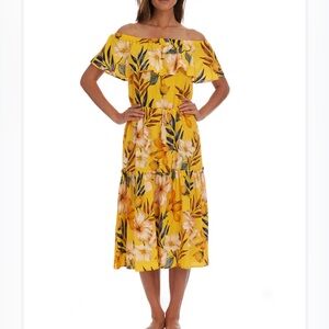 La Blanca Belle Merigold dress, Sz M